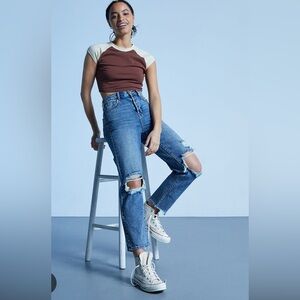 PacSun Distressed Straight Leg Jeans
